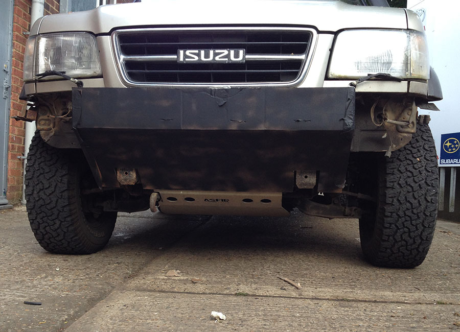 Front Bullbar Template