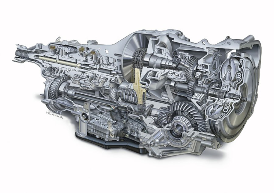 Subaru Legacy engine sketch